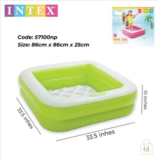 INTEX PLAY BOX POOL - 34" X 34" X 10"