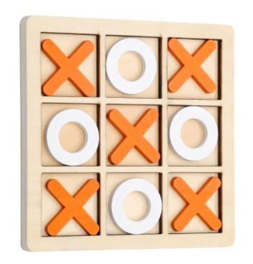 Montessori Wooden Toy Mini Chess Play Game Puzzle