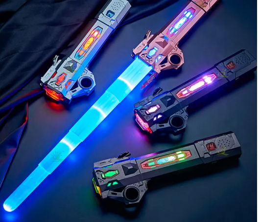 Finger Rotating Retractable Laser Sword