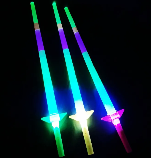 LED Light Up Sword Toy Glow in The Dark