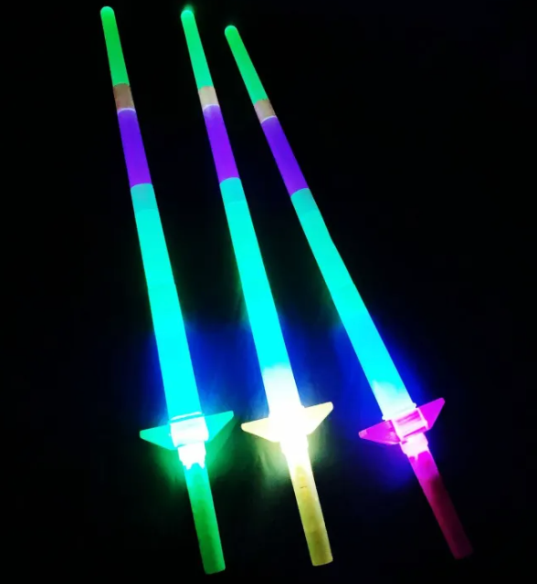 LED Light Up Sword Toy Glow in The Dark