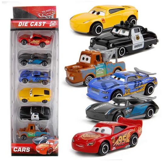 Macqueen Metal Cars 6 PC Set