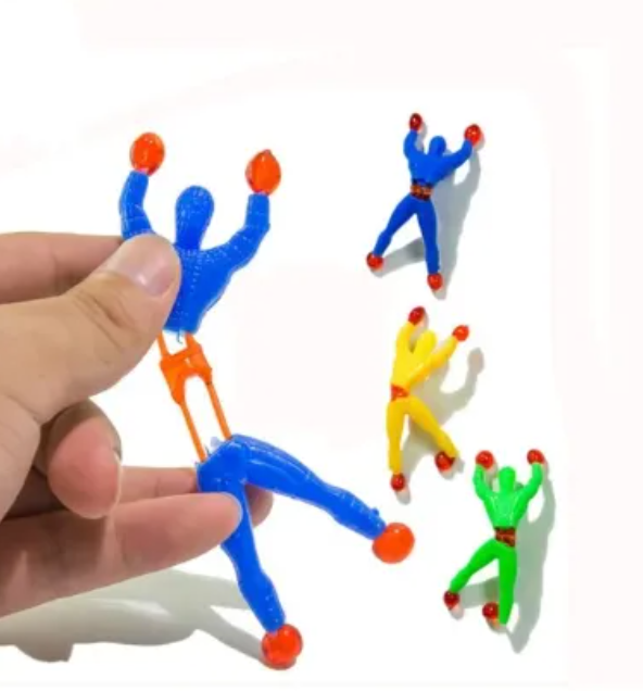 Sticky Wall Climbing Man Toy - Pack of 6