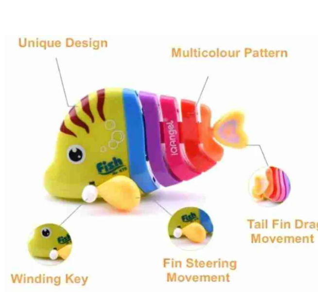 Wind Up Fish Mobilization Toy