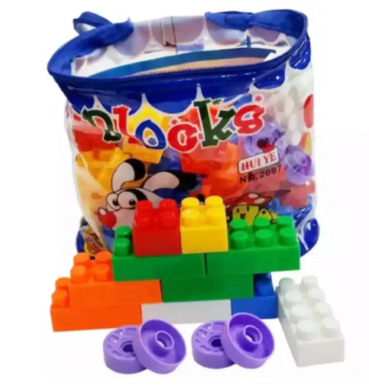 51 Pcs Building Blocks with Zipper Bag