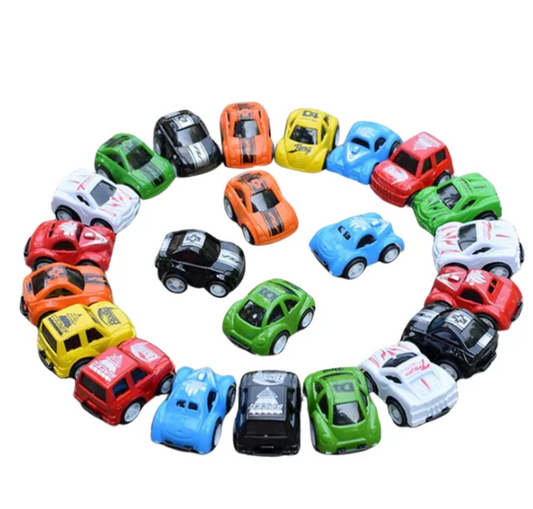 Pull Back Mini Car Set - Pack of 12