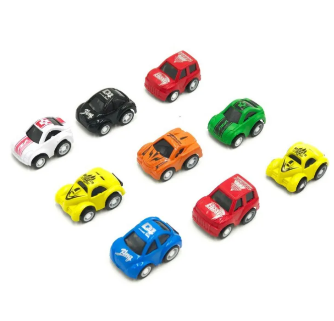 Pull Back Mini Car Set - Pack of 12