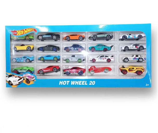 Hot Wheels Die Cast Vehicles - Pack Of 20