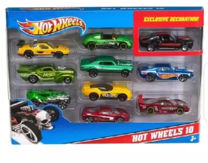 Hot Wheels Car Set - Pack of 10