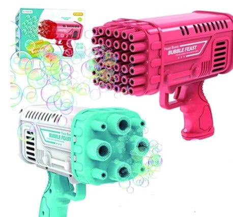 Bazooka Bubble Gun Machine Electric (32 Holes)