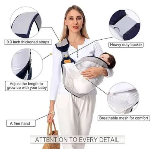 Baby Carrier - Sling Strap with 3D Mesh