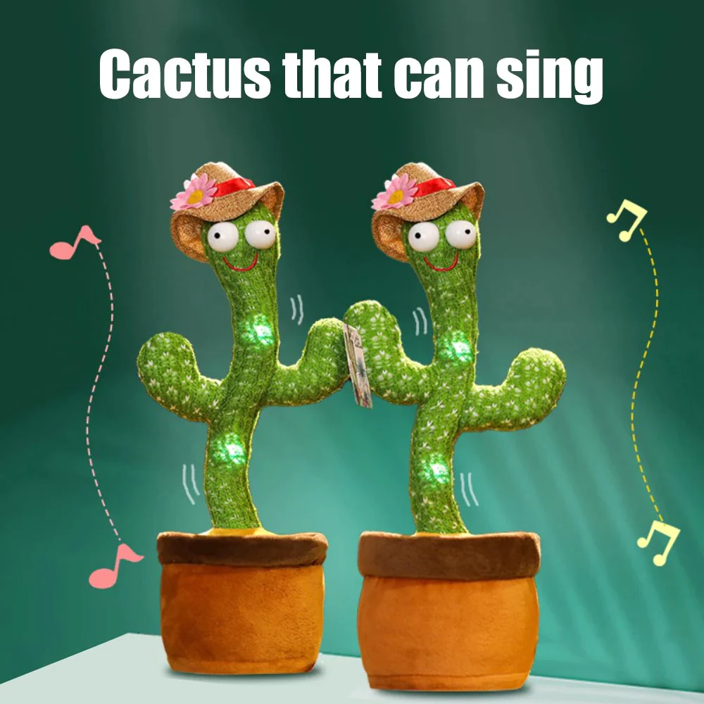 Dancing and Talking Cactus Toy