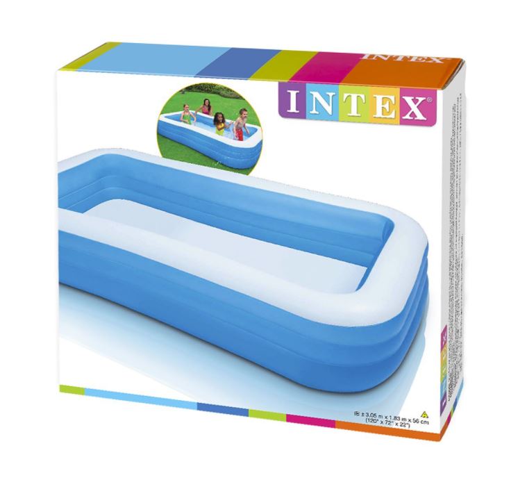 INTEX FAMILY POOL - 120" L x 72" W 22" H