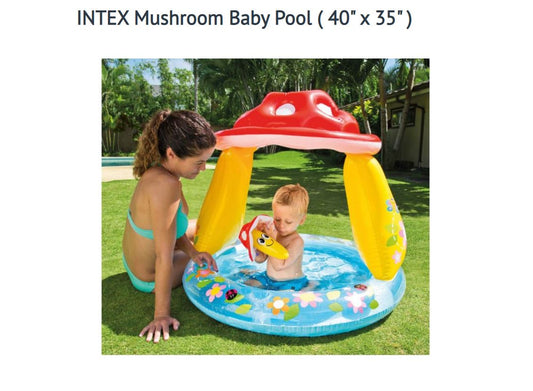 INTEX MUSHROOM POOL - 40" X 35"