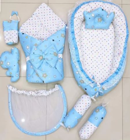 Bedding Set for Babies - 9 Pieces (Turkish Style)